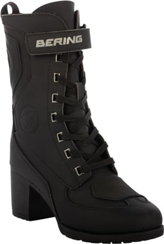 Bering Leonarda 2 Stivali Moto Donna wasserdichte Sportschuhe, schwarz, Größe 37