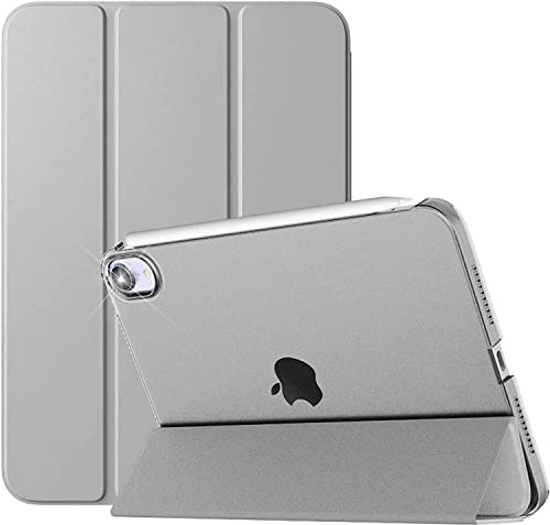 PROTech Case for iPad Mini 7 A17 Pro, Mini 6 (8.3 Inch, 7/6th Generation, 2024/21 Release), Slim Stand Hard Back Shell Protective Smart Cover Case (Grey)