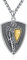 XIXLES St Michael Anhänger Halskette Archangel Michael Medaille Kette Religiöser Schmuck 925 Sterling Silber Saint Michael Halskette Christlicher Schmuck Amulett Geschenke für Herren Damen