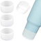 4Pack Silicone Boot for Stanley 40oz Quencher Adventure & Stanley IceFlow 30oz 20oz, Reduces Noise Scratches Protective Cup Bottom Sleeve Cover Compatible with Stanley Cup Accessories (Transparent)