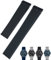 COEPMG 20 mm 22 mm Gummi-Silikon-Uhrenarmband für Tag Heuer Carrera AquarACER F1 Taucharmband, 20 mm, Achat