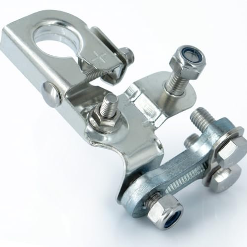 Positive Battery Terminal Connector Compatible with Select Ford/Lincoln Models, Top Post Battery Connectors by KeeRoarin