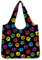 chaqlin Nette Paw Print Einkaufstaschen Große Wiederverwendbare Tragetaschen Lebensmitteltaschen für Damen Herren, Faltbare Einkaufstasche Einkaufsschulter Handtasche mit Innentasche