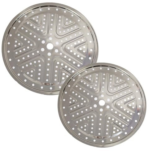 Bitray 304 Stainless Steel Pressure Cooker Rack, 2pcs - 11-Inch and 10-Inch - Dishwasher Safe, Rust Resistant, Easy to Use and Clean - Fits Most Pressure Cookers and Canners