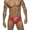 RQPYQF Costume Slip Uomo, Costume Mare Uomo Slip Piscina Costume Nuoto Slip Costume Uomo Swimming Brief Coulisse Regolabile YK93 Taglia M - XXL (Rosso#1, L)