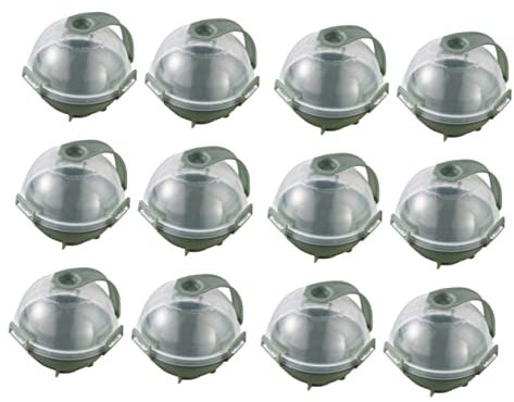 MAGICLULU 12pcs Ice Hockey Mold Round Ice Round Silicone Molds Ice Ball Chocolate Mold Ice Cube Molds Mini Ice Cube Maker Silicone Candy Molds Mini Ice Maker Cake Molds Spherical Whiskey Pp