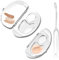 Simpeak 3 in 1 Tavolozza Make Up, Tavolozza per Il Trucco con Spatola, Professionale Ovale Palette Fondotinta per Fondotinta per Sfumare Le Ciglia Dell'Ombretto per Nail Art