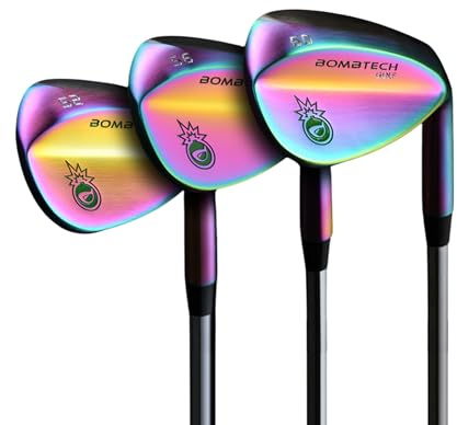 Bombtech Golf Bombtech 52, 56, 60 Wedge Set Club de Golf, Hombres, Volcán Quemado