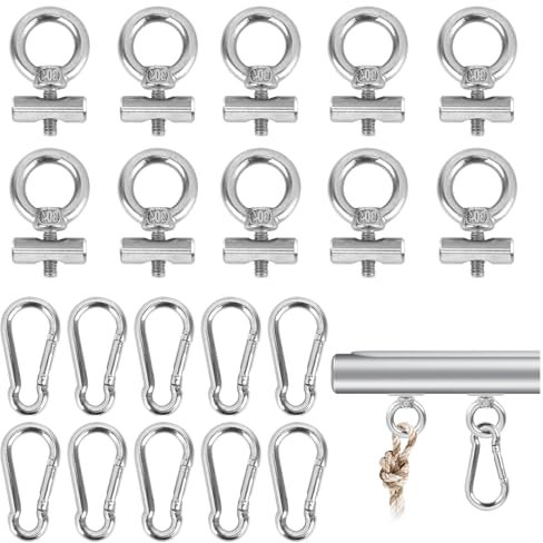 Kkluno Kederleiste Haken, 10 Stück RV Markisenhaken 6 mm Kederstopper Camping Kederschiene Haken Zubehör Kederschiene Zubehör für Kederschiene Caravan Wohnmobil Wohnmobil Campervan Boot