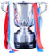 Huadafun Football England League Cup Champions Trophies Replica Soccer Club Trophy Commemorative Collection Home Office Resin Ornaments 44cm/17.3in,18#