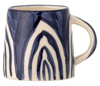 Bloomingville Espresso Tasse SHAMA Blau Kaffeebecher Keramik Geschirr