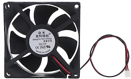 Ldabrye 80mm/3.15 Inch For Fan 12V 5V 24V Computer Fan 2 Pin XH 2.54 8025 High Cooling Fan 3300RPM