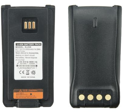 Batteria 7.4V 2000mAh BL2008 per Hytera PD700/700S PD780 PD780G PD880 PD980 PD980 (spessa) Batteria di sostituzione rapida
