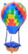 KITANDOVE 10 Folien-heißluftballons Heliumballons Für Geburtstagsparty-dekoration Foto-requisiten Für Kinderparty-zubehör Wiederverwendbar Für Festliche Feiern