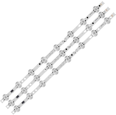 TVAAGHBCBR 3 Strisce di retroilluminazione a LED compatibili for LG 55 Pollici 55UK6400PLF 55UK6300PLB 55UM7600PLA 55UM7000PLC 5UM7660PLA 55UM7300AUE 55UK6300PLB