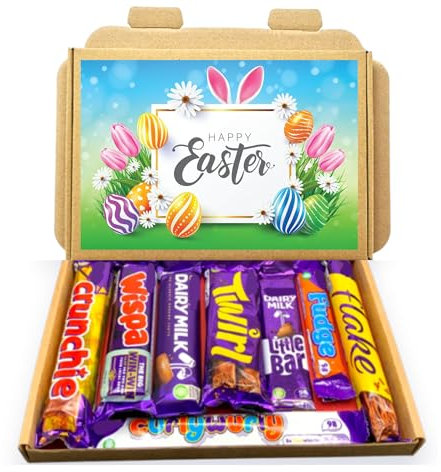 Sweet Shoppe Easter Chocolate Hamper, Easter Chocolates Gift Box Chocolate Bars, Letterbox Chocolate Gift Box, Ideal Gifts For All