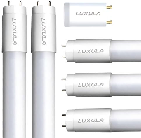 LUXULA 5er Pack LED Röhre 120cm - Kunststoff T8 G13-18W 2880lm - 4000K Neutralweiß - inkl. Starter-Brücke - Röhrenlampe Leuchstoffröhre Neonröhre