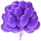 50PCS Palloncini Viola 10 Pollici Opaco Lattice,per Festa Compleanno Matrimonio Baby Shower Battesimo Anniversario San Valentino