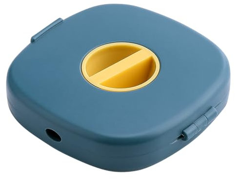 mophrati Avvolgicavo girevole Cavo di ricarica rotondo in plastica Scatola per auricolari Supporto per smartphone Forniture tascabili portatili