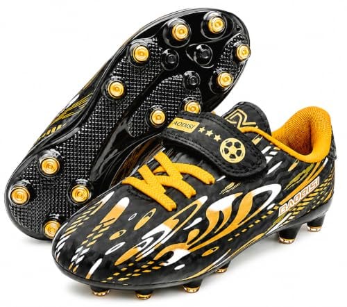 Tooperze Fussballschuhe Kinder Jungen Mädchen Sportliche Fußballschuh Indoor Outdoor Athletics Soccer Stollenschuhe Kinder Spikes Professionelle Trainings Football Schuhe