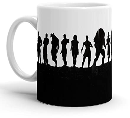 Porzellantasse Mass Effect Charaktersilhouetten Hitzebeständig Kaffeebecher Lustige Becher Für Frauen Cappuccino Mokka