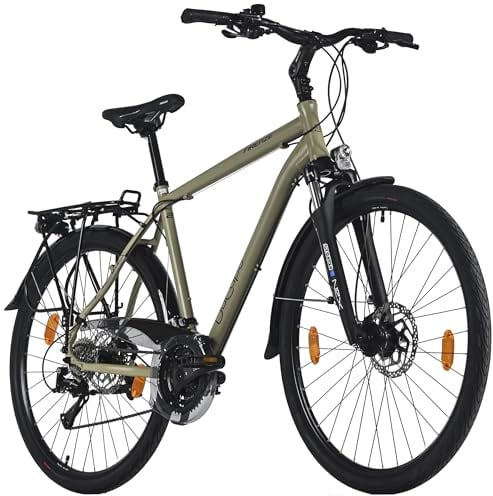 DACAPO Trekkingrad Herren 28'' Firenze 300 24 Gänge RH 53 cm Hydraulische Scheibenbremsen (Bronze)