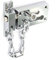Chrome Plated - Security Door Chain Bolt Heavy Duty Strong Quality 80mm
