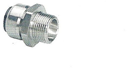Edelstahl Steckfitting Tectite Übergangsnippel 28 mm auf AG R 3/4, TS243G