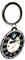 Nostalgic-Art Porte-clé rétro, Ø 4 cm, Official License Product (OLP), BMW – Tachometer – Idée de Cadeau pour Fans de BMW, en métal, Design Vintage