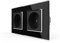 Livolo Schuko Steckdose Doppelsteckdose Wandsteckdose UP inkl. Glasblende in Schwarz