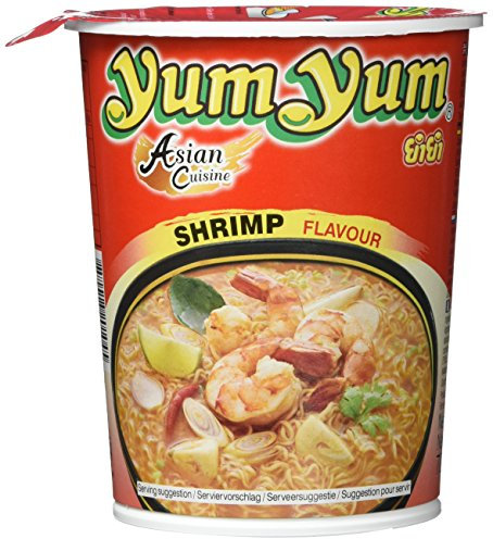 Yum Yum Instant Nudeln Garnelen, 12er Pack (12 x 70 g)