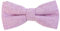 DonDon Herren Fliege 12 x 6 cm Baumwolle gebunden und längenverstellbar fliederfarben