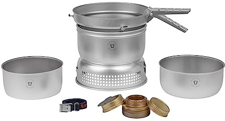 Trangia 25-1 UL/D Ultralight Topfset mit Spiritus Sturmkocher - groß - Duossal