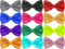 Party Factory Pailletten Fliege, türkis Glitzer, 9 x 12cm, für Damen und Herren, Glamour Accessoire, Fliege für Karneval