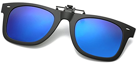 DAUCO Sonnenbrille Aufsatz, Clip on Polarisiert Clip polarisierte Sonnenbrille Flip up Sonnenbrille Clip Gegen Licht für Frauen und Männer