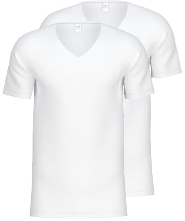 CALIDA Natural Benefit V-Shirt Herren | im Vorteilspack