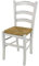 t m c s Tommychairs - Stuhl Venezia für Küche und Esszimmer, Robuste Struktur aus lackiertem Buchenholz im Shabby Chic Stil, handwerklich antik behandelt und Sitzfläche aus Stroh