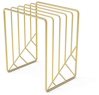 U Brands Briefsortierer aus Metall, Schreibtischzubehör, Vena-Kollektion, Gold