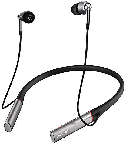 1MORE Triplo Driver Auricolari Wireless Bluetooth, Cuffie con Archetto da Collo Bluetooth con Qualità del Suono LDAC ad Alta Risoluzione, Isolamento Acustico Ambientale,E1001BT