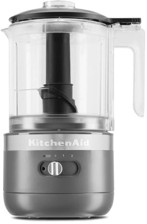 KitchenAid KFCB519DG Zerkleinerer für 5 Tassen, kabellos, Anthrazit