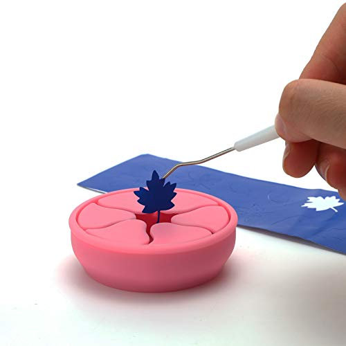 Herramientas de desmalezado para colector de desechos de vinilo (rosa)