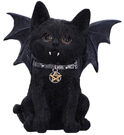 Nemesis Now Coven Keepers Katzenfigur, Harz, Schwarz, 16 cm