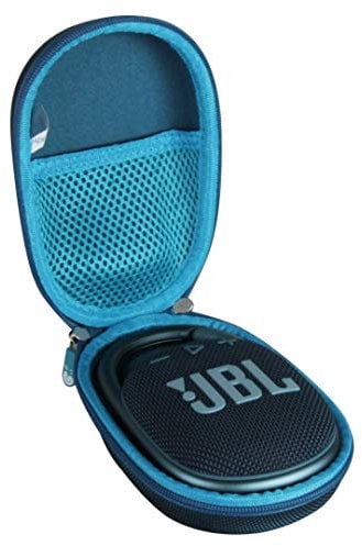 Hermitshell - Custodia rigida da viaggio per altoparlante JBL Clip 4 Bluetooth (blu)