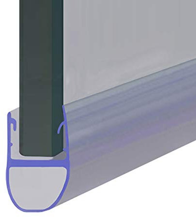 Shower Seal for Screens, Doors or Panels | Fits 8, 9 or 10mm Glass | Round Bubble Shape Seals Gaps of Up to 7mm | 80cm, 90cm, 140cm or 2m Long | SEAL009 (25mm Sample)