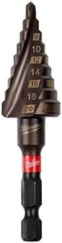 Broca escalonada Shockwave™ 4 a 20mm - paso de 2mm - 4 to 20mm 2mm steps