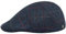 Sterkowski Ivy Five Irische Mütze Herren | Harris Tweed Schiebermütze Herren Winter | Schiebermütze Wolle Flatcap Herren Newsboy Cap Herren Gatsby Mütze Herren 60 cm Blau/Rot