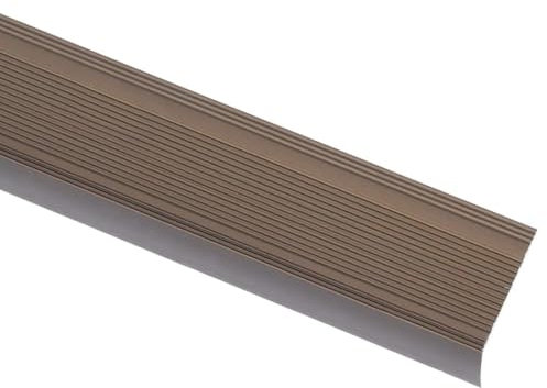 vidaXL Treppenkantenprofil in L-Form 5 Stk. Aluminium 100cm Braun, Treppenkante, Treppenprofil, Stufenprofil, Stufenkante, Treppenprofile