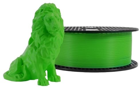 Prusament 3D-Drucker Premium Filament PLA Simply Green 1,75 mm – 1 kg Spule | Hochpräzision ±0,02 mm – Einfach zu drucken – Warping-arm – Verwicklungsfrei – Ideal für Anfänger & Profis