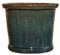 TucanoHamburg Blumentopf, Modell Zylinder Jade, grün 29x25cm, frostfest