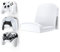 Cozycase Universale Controller Wandhalterung - Selbstklebende Controller Halter Halterung Wand für PS4/PS5/Xbox/Switch, Controller Ständer Wall Mount für Controller und Kopfhörer (Weiß)